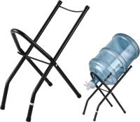 Подставка для бутыли А1 с краником, черная, металл 1*12 картинки