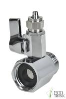 Краник врезной (тройник, адаптер, кран врезки) 1/4" (Корея) картинки