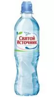 Вода «Святой Источник спорт» 0.5 литра, без газа, пэт, 12 шт. в уп. картинки